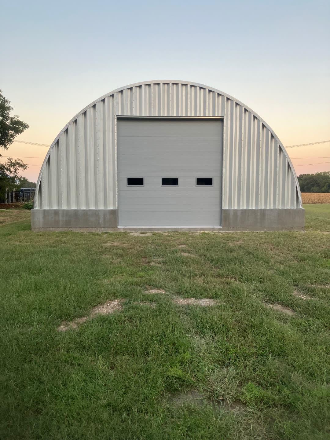 Q Series large industrial Quonset steel building