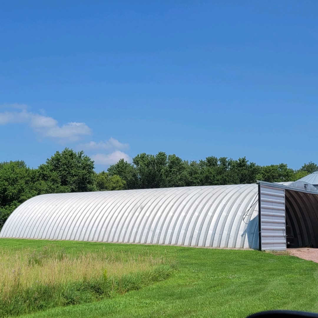 Q Series arch building on ranch property